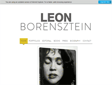 Tablet Screenshot of leonborensztein.com